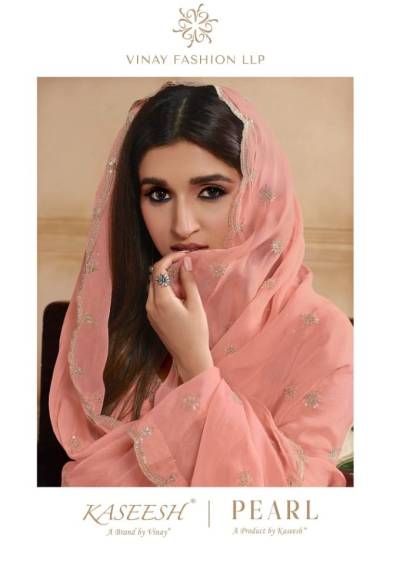 Kaseesh Pearl By Vinay Designer Organza Partywear Salwar Kameez Collection